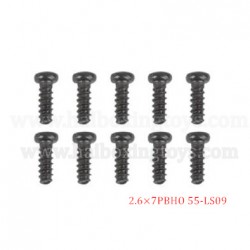 9155 9156 RC Car Parts Screw 2.6×7PBHO 55-LS09