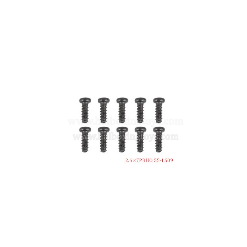 9155 9156 RC Car Parts Screw 2.6×7PBHO 55-LS09