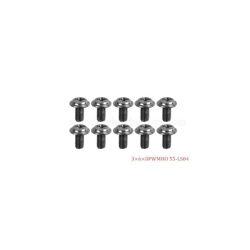9155 9156 RC Car Parts Screw 55-LS04