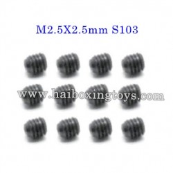 HBX 901/901A Parts Set Screw M2.5X2.5mm S103, HBX Firebolt Parts