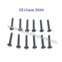 HBX 903 Parts Round Head Self Tapping Screw 3X15mm S085