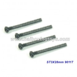HBX 903 Parts Front/Rear Upper Suspension Arm Hinge Pins ST3X28mm 90117