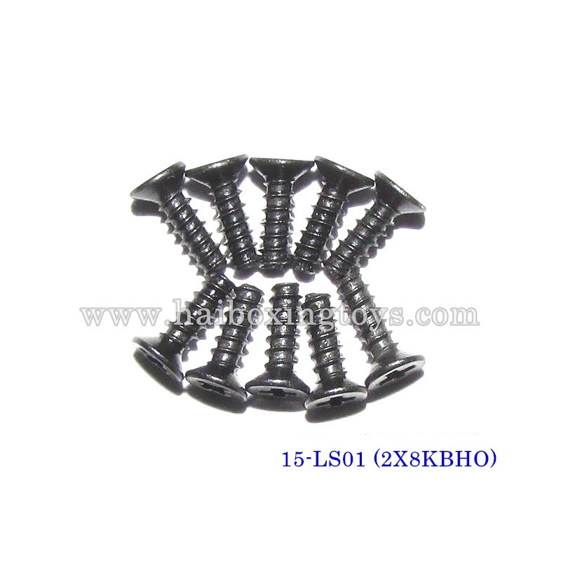 XinleHong X9115/X9116/X9120 Parts Countersunk Head Screws 15-LS01 (2X8KBHO)