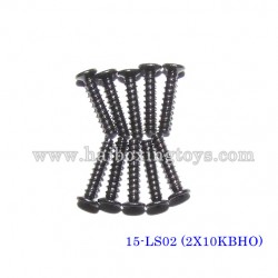 XinleHong X9115/X9116/X9120 Parts Countersunk Head Screws 15-LS02 (2X10KBHO)