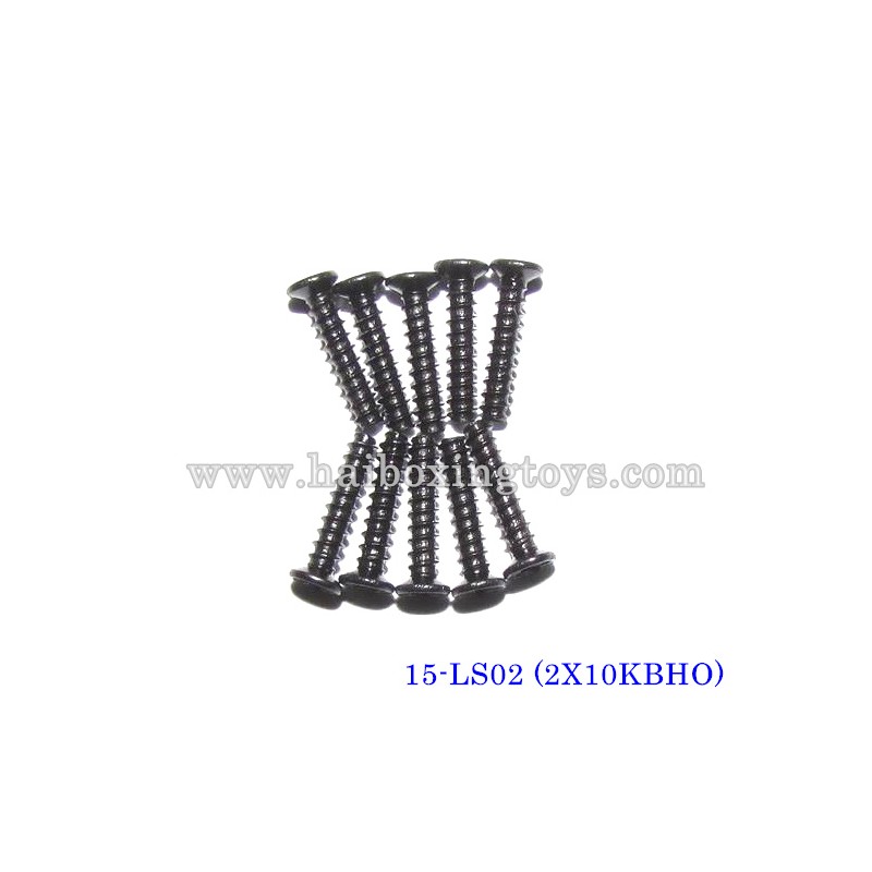 XinleHong X9115/X9116/X9120 Parts Countersunk Head Screws 15-LS02 (2X10KBHO)