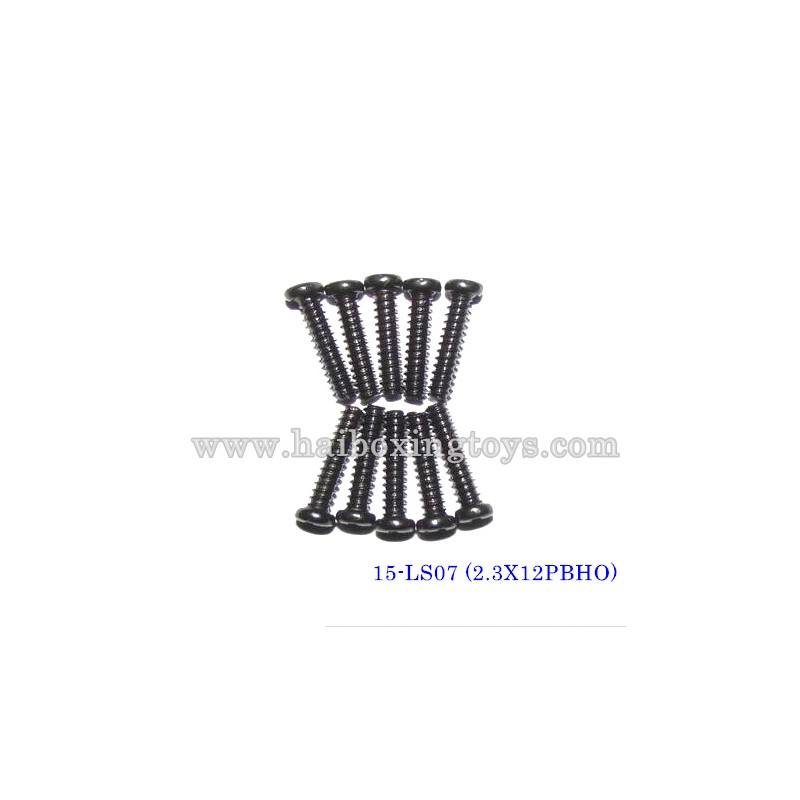 XinleHong X9115/X9116/X9120 Parts Round Headed Screw 15-LS07 (2.3X12PBHO)
