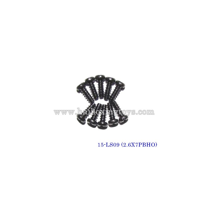 XinleHong Toys X9115/X9116/X9120 Parts Round Headed Screw (2.6X7PBHO) 15-LS09