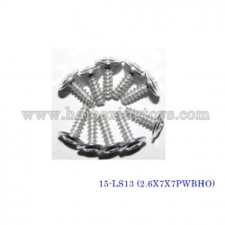 XinleHong Toys X9115/X9116/X9120 Parts Screw 15-LS13 (2.6X7X7PWBHO)