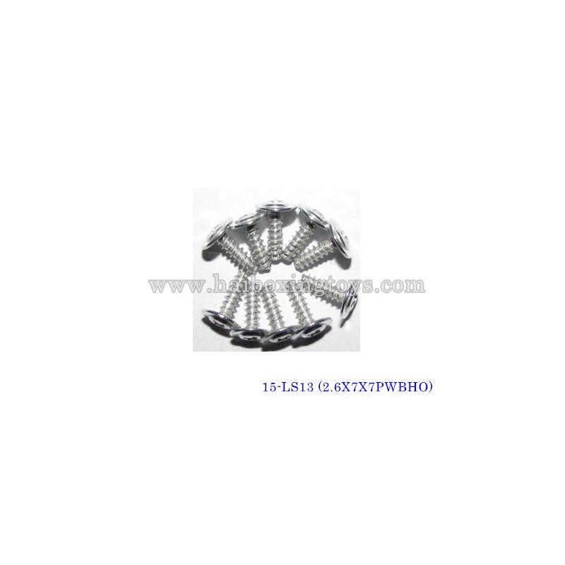 XinleHong Toys X9115/X9116/X9120 Parts Screw 15-LS13 (2.6X7X7PWBHO)