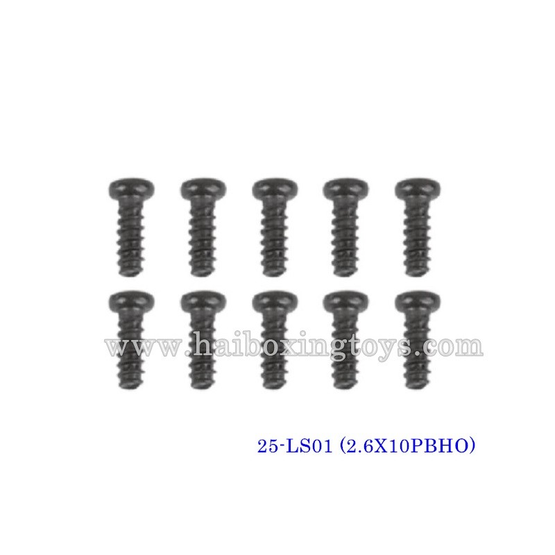 XinleHong Toys X9115/X9116/X9120 Parts Round Headed Screw 2.6X10PBHO 25-LS01