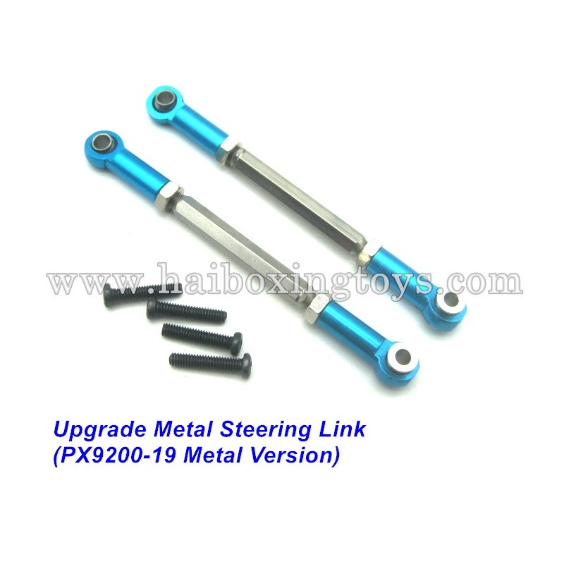 PXtoys RC Car 9200/9202/9203/9204 Upgrades-Metal Steering Link (PX9200-19 Metal Version)-Red