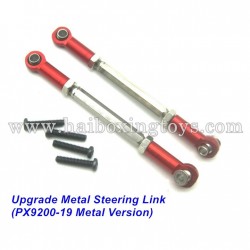 Enoze 1/10 RC Car 9200E/9202E/9203E/9204E/200E/202E/203E/204E Upgrades-Metal Steering Link (PX9200-19 Metal Version)-Red