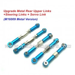 HBX 16890 Destroyer Upgrade Metal Rear Upper Links+Steering Links+Servo Link M16009