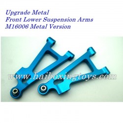 HBX 16889 16889A Upgrade Metal Front Lower Suspension Arms (M16006 Metal Version)-Blue