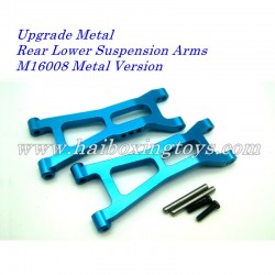 HBX 16889 16889A Upgrade Metal Rear Lower Suspension Arms (M16008 Metal Version)-Blue
