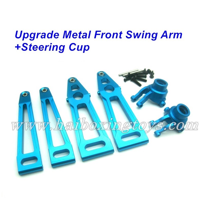 Xinlehong RC Car 9125 Upgrade Kit-Metal Front Swing Arm +Steering Cup Kit