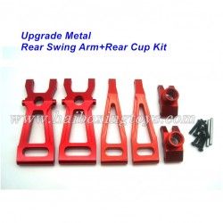 Xinlehong Toys Q901 Q902 Q903 Upgrade Kit Parts-Rear Metal Kit-Red