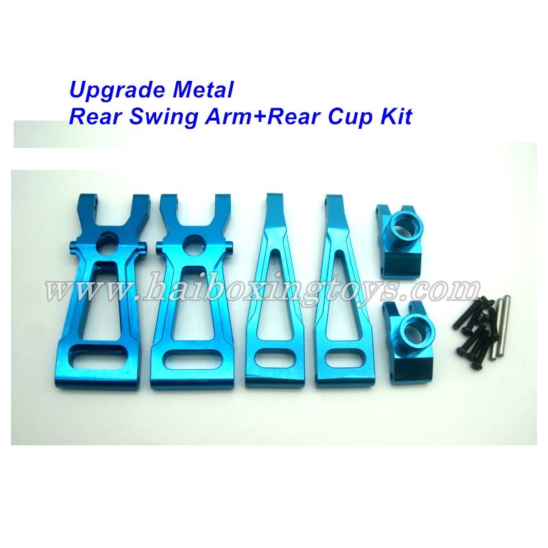 Xinlehong 9130/9135/9136/9137/9138 Upgrades-Rear Alloy Kit-Blue