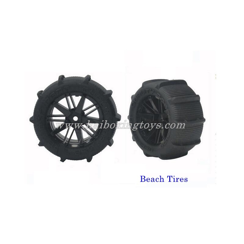 HBX 16889 16890 Wheel Parts-Beach Tires