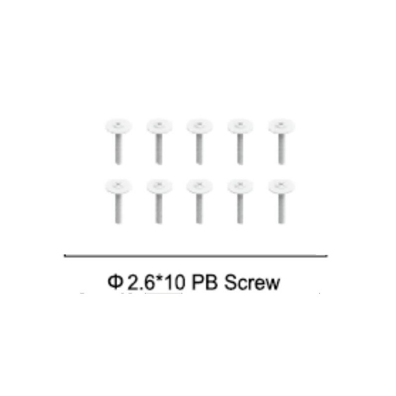 Parts 2.6X10PB Screw P88050 For Enoze 9000E RC Truck