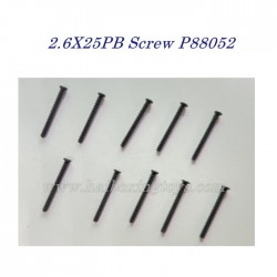 Parts 2.6X25PB Screw P88052 For Enoze 9000E RC Truck