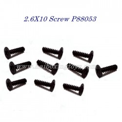 Parts 2.6X10 Screw P88053 For Enoze 9000E RC Truck