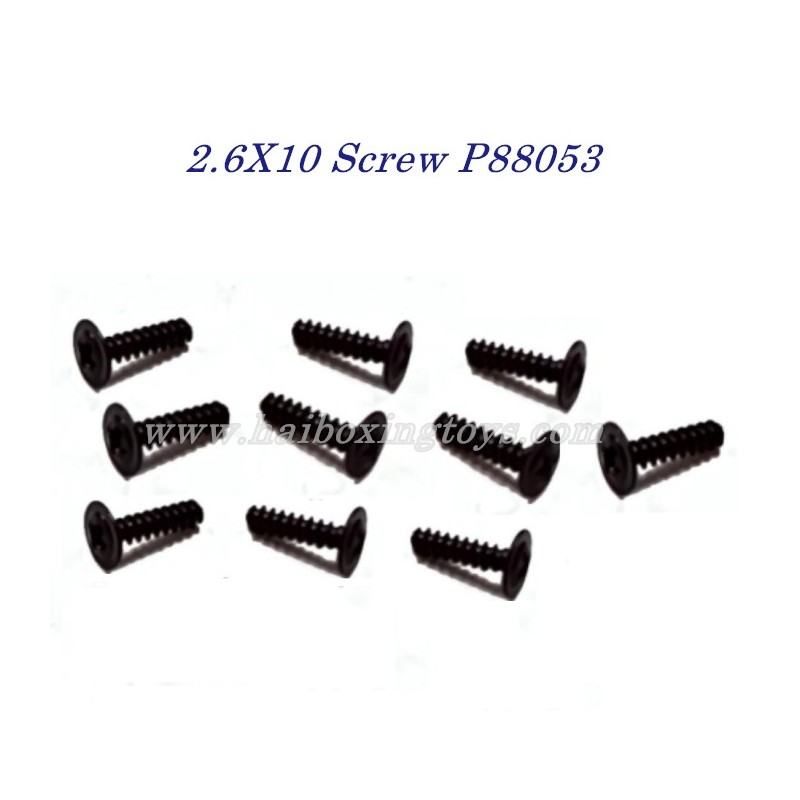 Parts 2.6X10 Screw P88053 For Enoze 9000E RC Truck