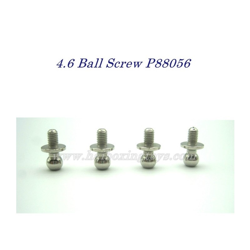 Parts 4.6 Ball Screw P88056 For Enoze 9000E RC Truck