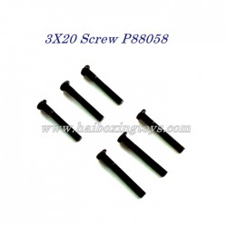 Parts 3X20 Screw P88058 For Enoze 9000E RC Truck