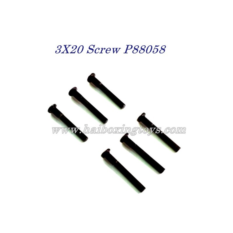 Parts 3X20 Screw P88058 For Enoze 9000E RC Truck