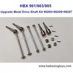 HBX 903 903A Upgrade Metal Front Drive Shaft+Rear Drive Shaft+Rear Wheel Shaft 90205+90206+90207