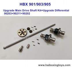 Twister RC Car HBX 905A Upgrade Differential+Main Drive Shaft Kit+90203+90211+90202