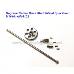 HBX 16890 Upgrades-Metal Spur Gear M16102+Center Drive Shaft Kit M16101