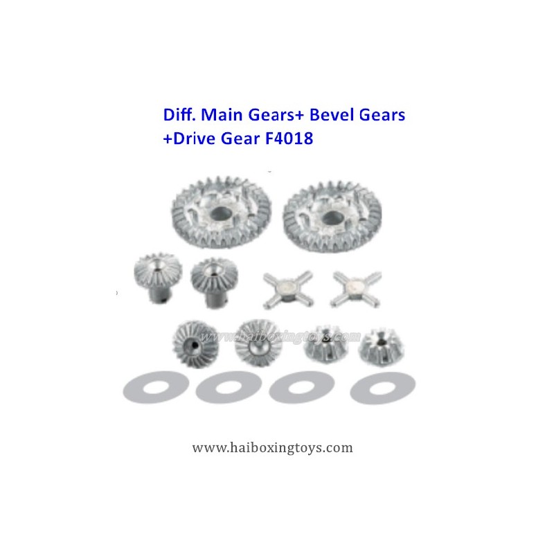HBX 16886 Parts Diff. Main Gears+ Bevel Gears+Drive Gear F4018