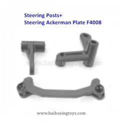 HBX 16886 Parts Steering Posts+Steering Ackerman Plate F4008