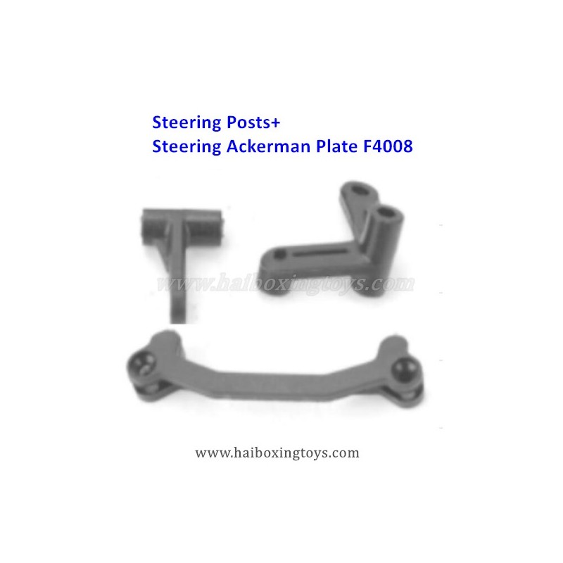 HBX 16886 Parts Steering Posts+Steering Ackerman Plate F4008