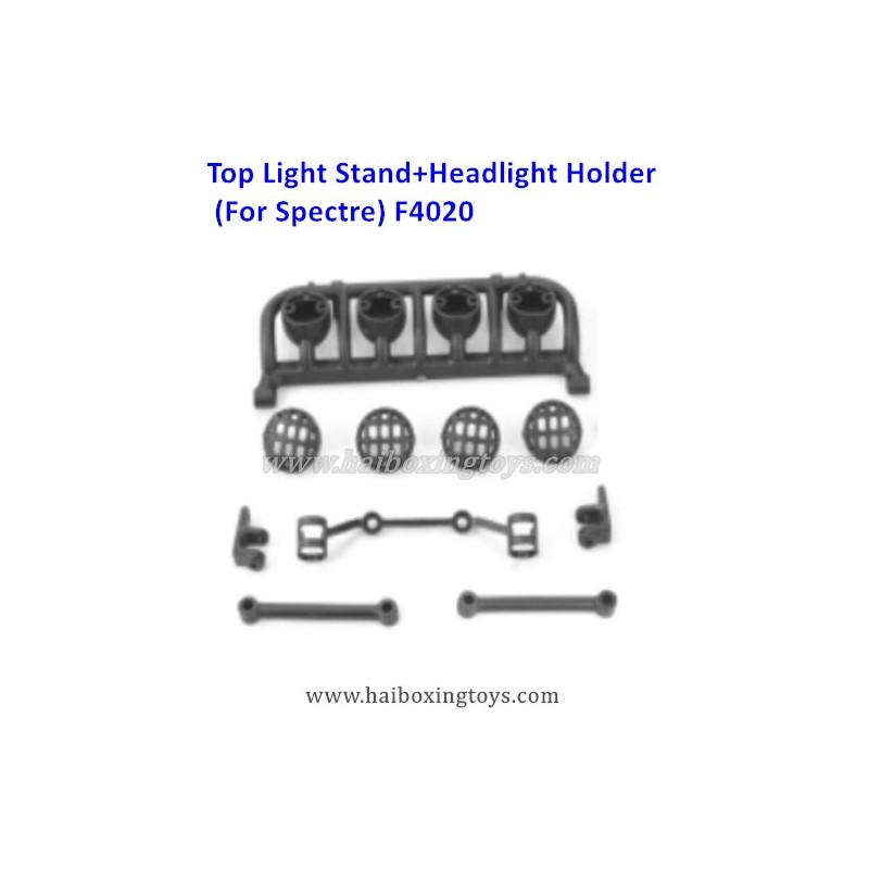 HBX 16886 Parts Top Light Stand+Headlight Holder (For Spectre) F4020