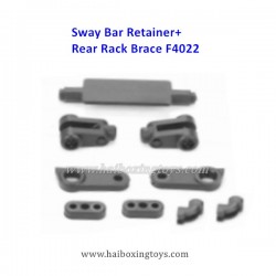 HBX 16886 Parts Sway Bar Retainer+Rear Rack Brace F4022