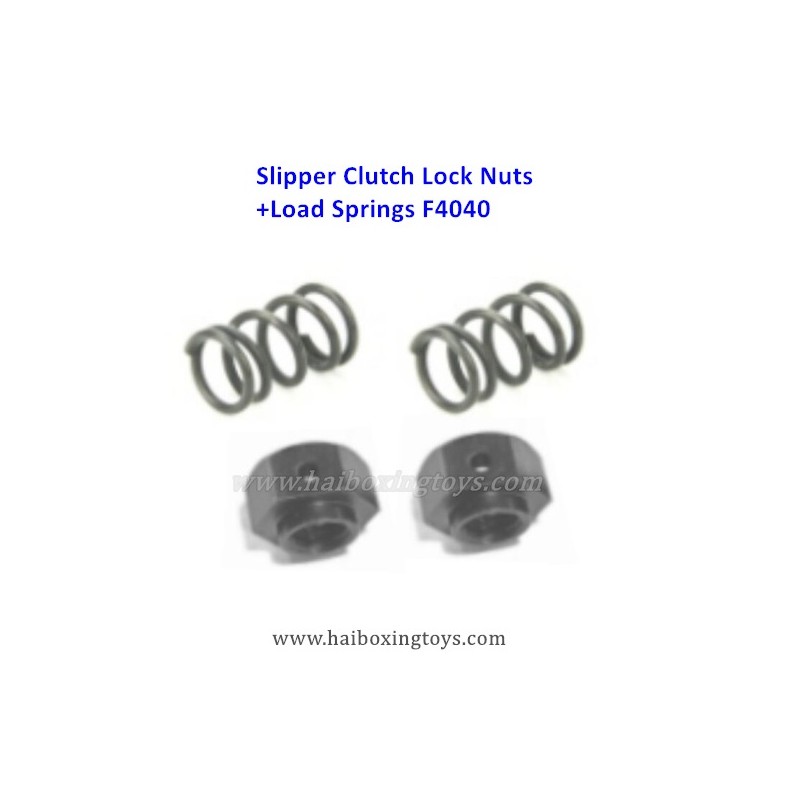 HBX 16886 Parts Slipper Clutch Lock Nuts+Load Springs F4040