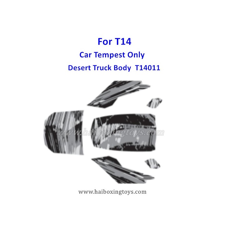 HBX 16886 Desert Truck Body Parts T14011 (For T14)