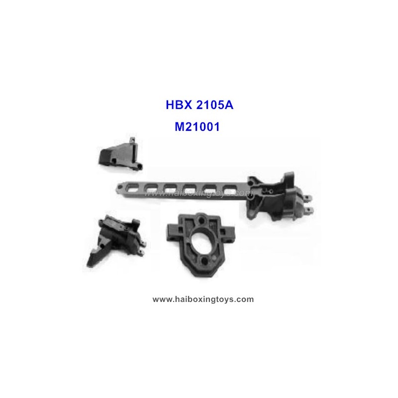 HBX 2105A Parts Upper Deck+Rear Gear Box Top Housing+Motor Guard M21001