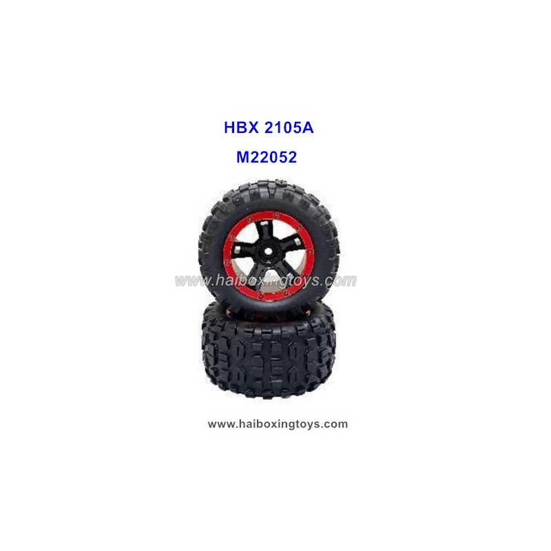 HBX 2105A Parts Wheels Complete M22052 HBX 2105A Parts Wheels Complete M22052