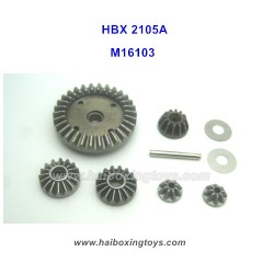 HBX 2105A Upgrade Parts-Sintered Steel Diff.Gears+Pinions+Post M16103