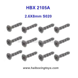 HBX 2105A Parts Countersunk Self Tapping Screws KBHO2.6X8mm S020