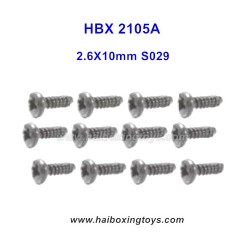 HBX 2105A Parts Pan Head Self Tapping Screws PBHO2.6X10mm S029