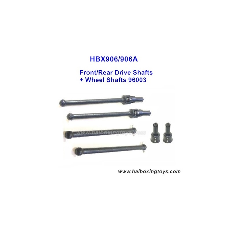 Haiboxing HBX 906 Parts Front/Rear Drive Shafts+ Wheel Shafts 96003 Haiboxing HBX 906 Parts Front/Rear Drive Shafts+ Wheel Shafts 96003