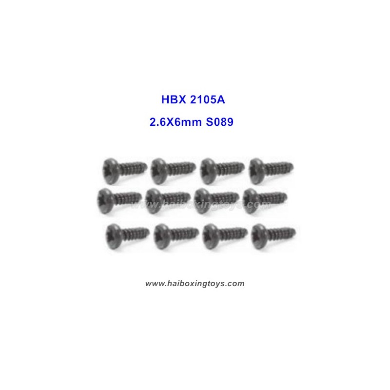 HBX 2105A Parts Screw S089 HBX 2105A Parts Screw S089