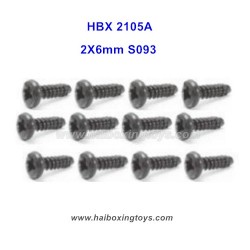 HBX 2105A Parts HBX 2105A Parts Pan Head Self Tapping Screws PBHO2X6mm S093