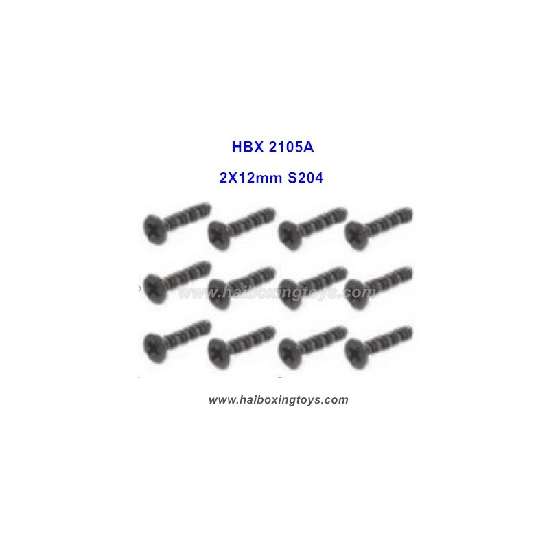 HBX 2105A Parts Screws S204