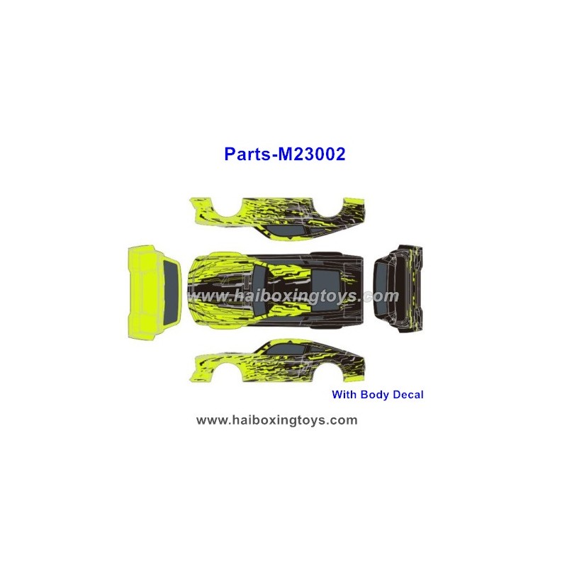 HBX 2103 Body Parts-M23002, With Body Decal HBX 2103 Body Parts-M23002, With Body Decal
